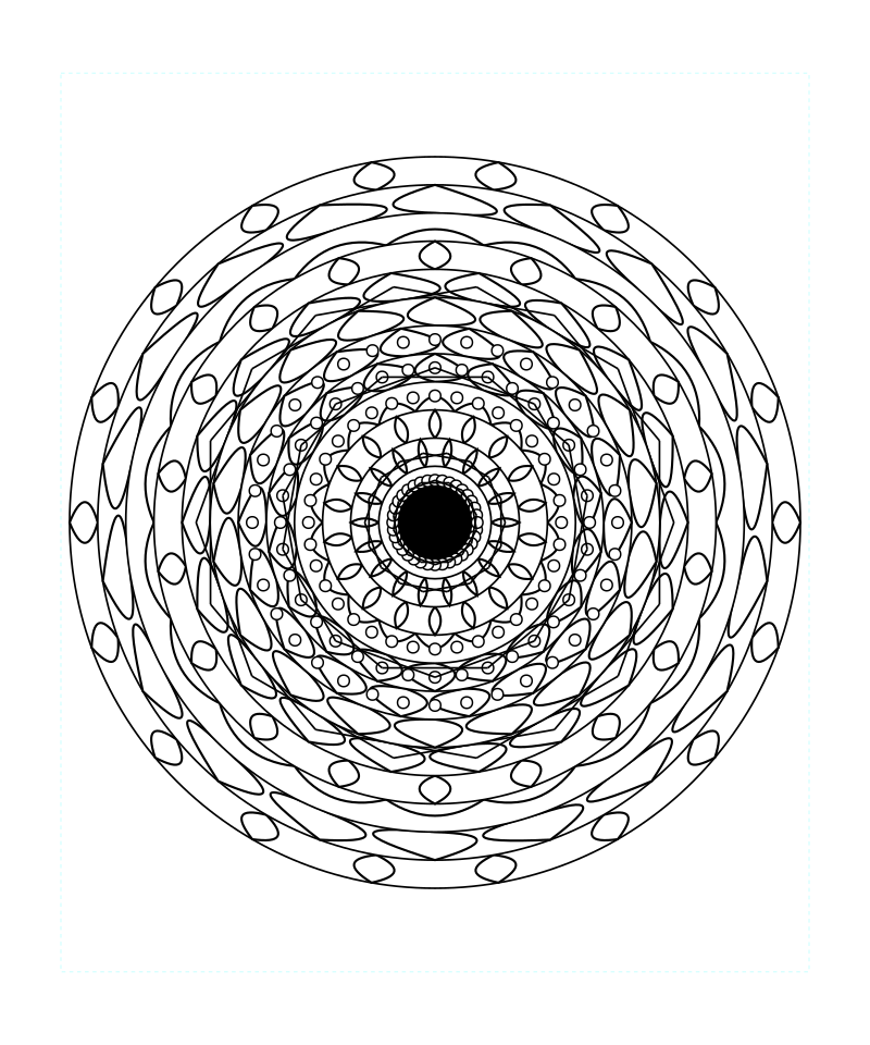 Adult Sacred Geometry Mandala Coloring Page Free Printable