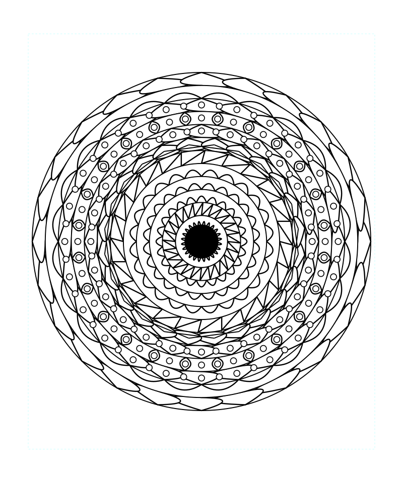 Cosmic Sacred Geometry Mandala Free Download Svg
