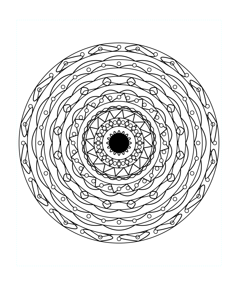 Floral Sacred Geometry Mandala Free Download Svg