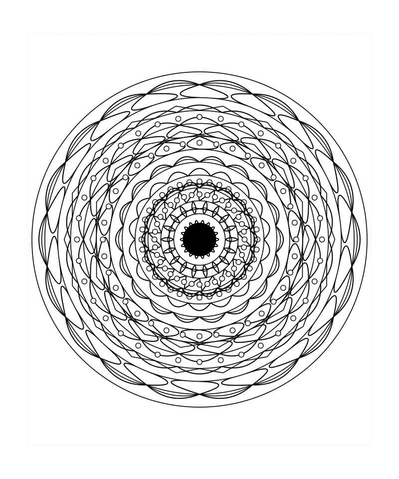 Free Download Sacred Geometry Mandala Meditation Coloring Page