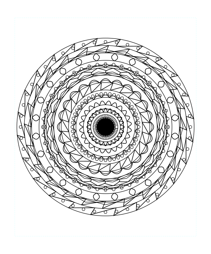 Free Printable Sacred Geometry Mandala Coloring Page For Mindfulness