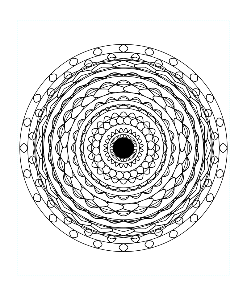 Free Sacred Geometry Mandala Coloring Page For Adults