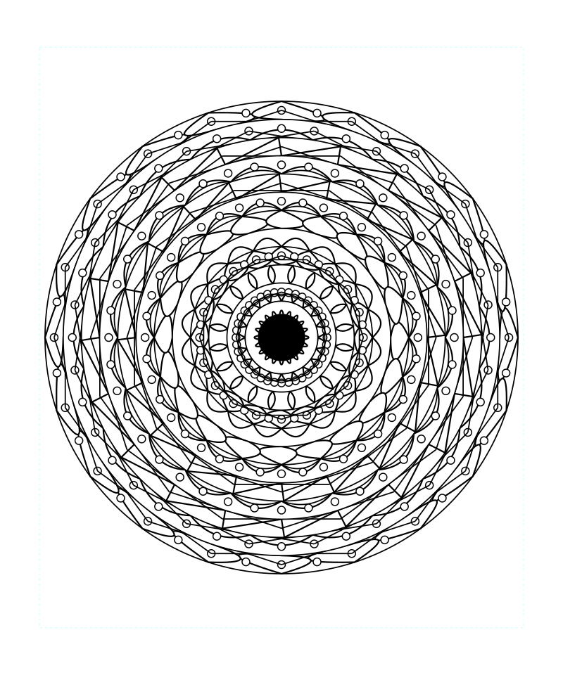 Free Sacred Geometry Mandala Meditation Coloring Page Printable