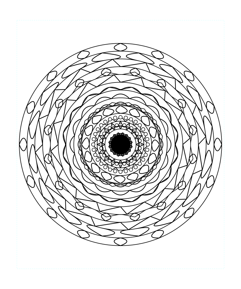 Sacred Geometry Mandala Coloring Page Free Printable For Relaxation