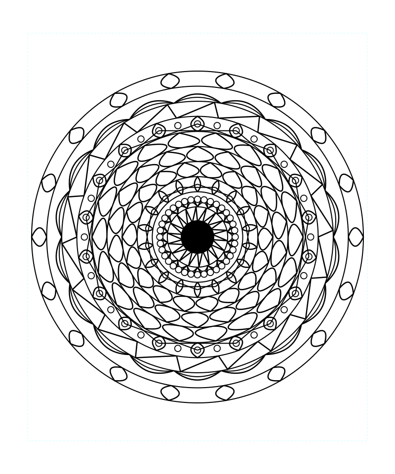 Sacred Geometry Mandala Sacred Geometry Flower Art Coloring Page